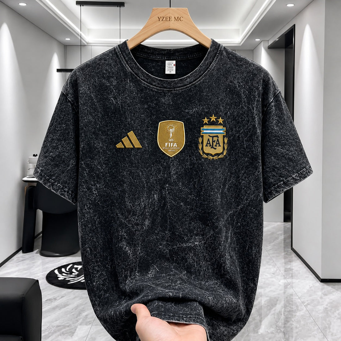 Acid Wash Drop Shoulder T-Shirt | Premium Streetwear Tee (Copy)