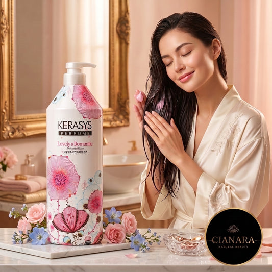 Kerasys Lovely & Romantic Perfumed Rinse 980ml – Korean Perfume Hair Conditioner