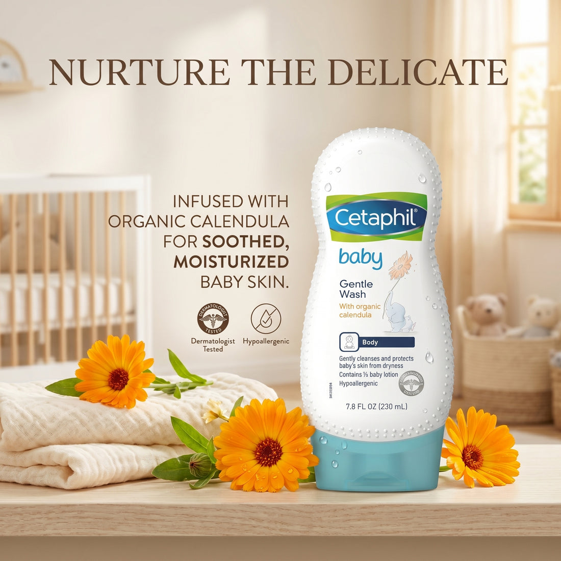 Cetaphil Baby Body Wash 230ml (Made in Germany)