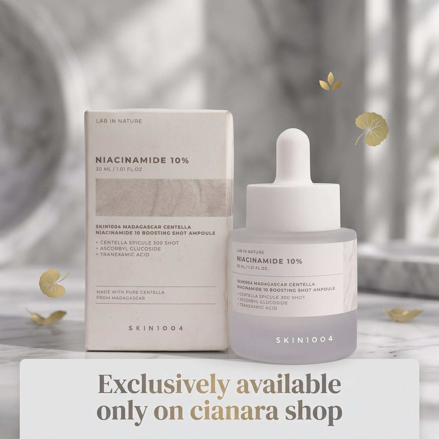 SKIN1004 Madagascar Centella Niacinamide 10% Boosting Shot Ampoule (30ml)