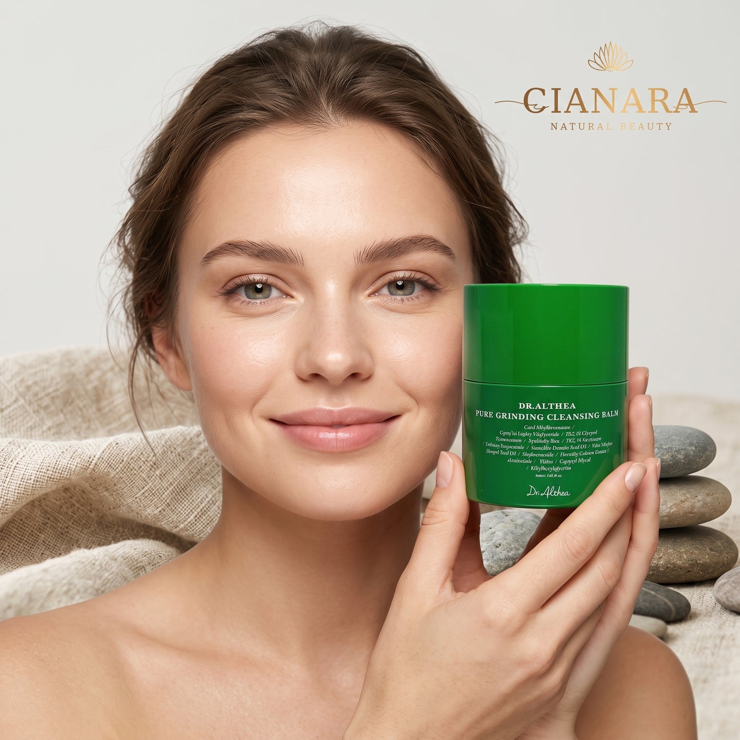 Dr.Althea Pure Grinding Cleansing Balm 50ml – Hygienic Grinding Makeup Cleansing Balm with Centella & Grape Seed Oil