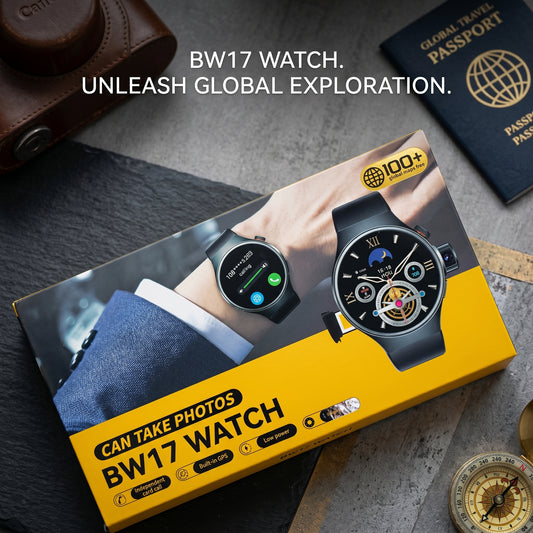 BW17 SIM Smart Watch – Black | Calling, Camera & Bluetooth 5.3