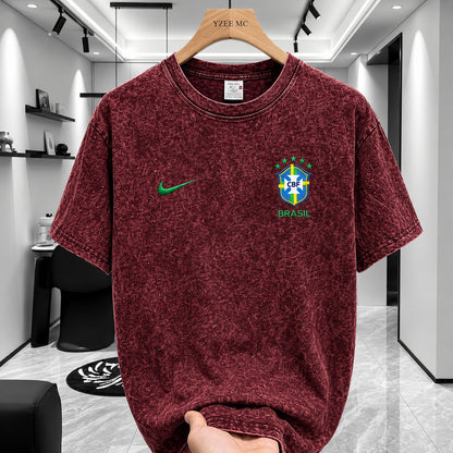 Acid Wash Drop Shoulder T-Shirt | Premium Streetwear Tee