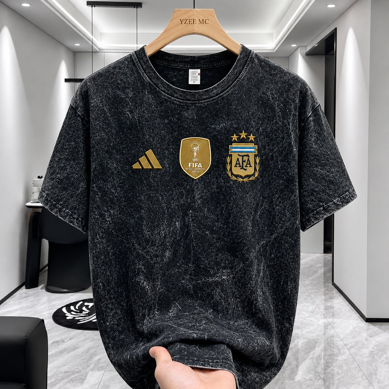 Acid Wash Drop Shoulder T-Shirt | Premium Streetwear Tee (Copy)