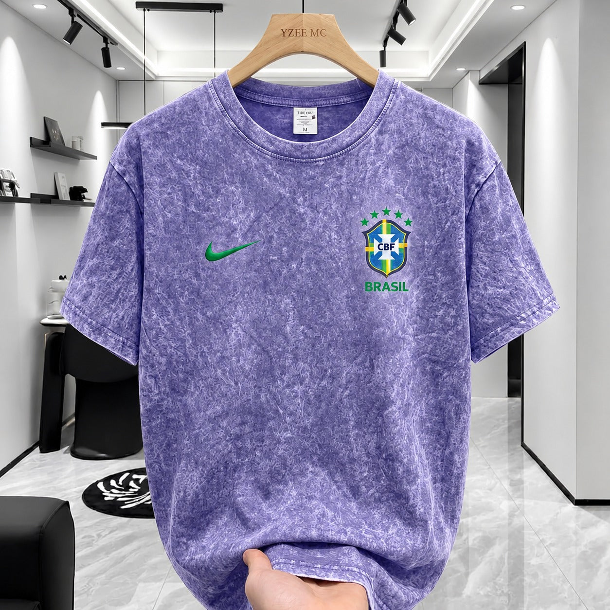 Acid Wash Drop Shoulder T-Shirt | Premium Streetwear Tee