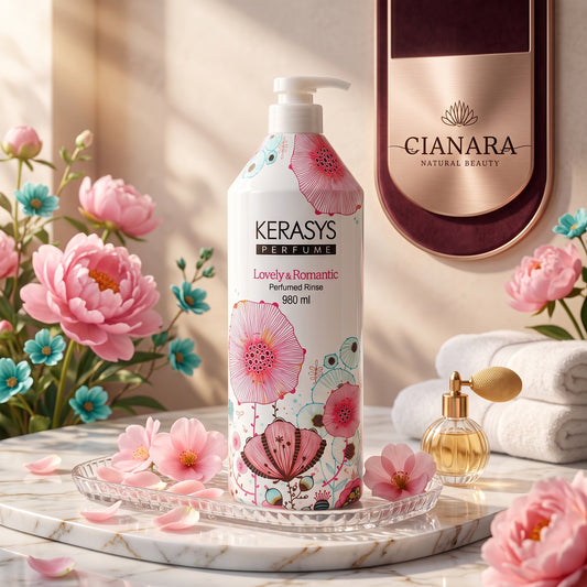 Kerasys Lovely & Romantic Perfumed Rinse 980ml – Korean Perfume Hair Conditioner
