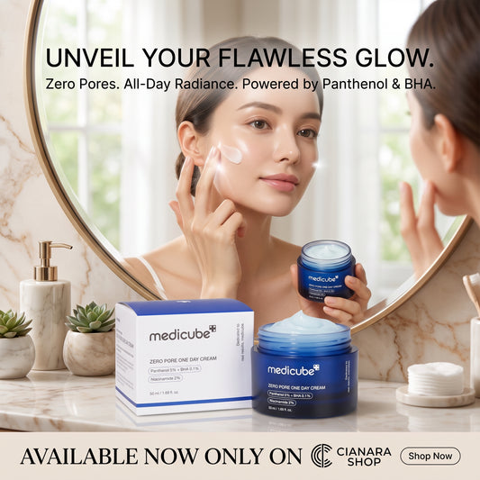 Medicube Zero Pore One Day Cream 50ml – BHA & Niacinamide Pore Refining Cream