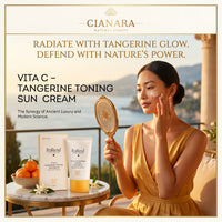 Forest Vita C-Tangerine Toning Sun Cream SPF50+/PA++++ 50ml – Brightening Tone-Up Sunscreen