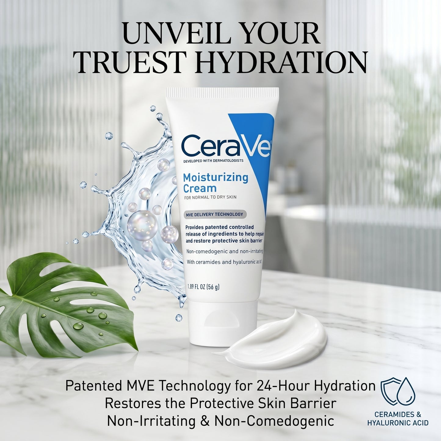 CeraVe Moisturizing Cream 56ml | For Normal to Dry Skin