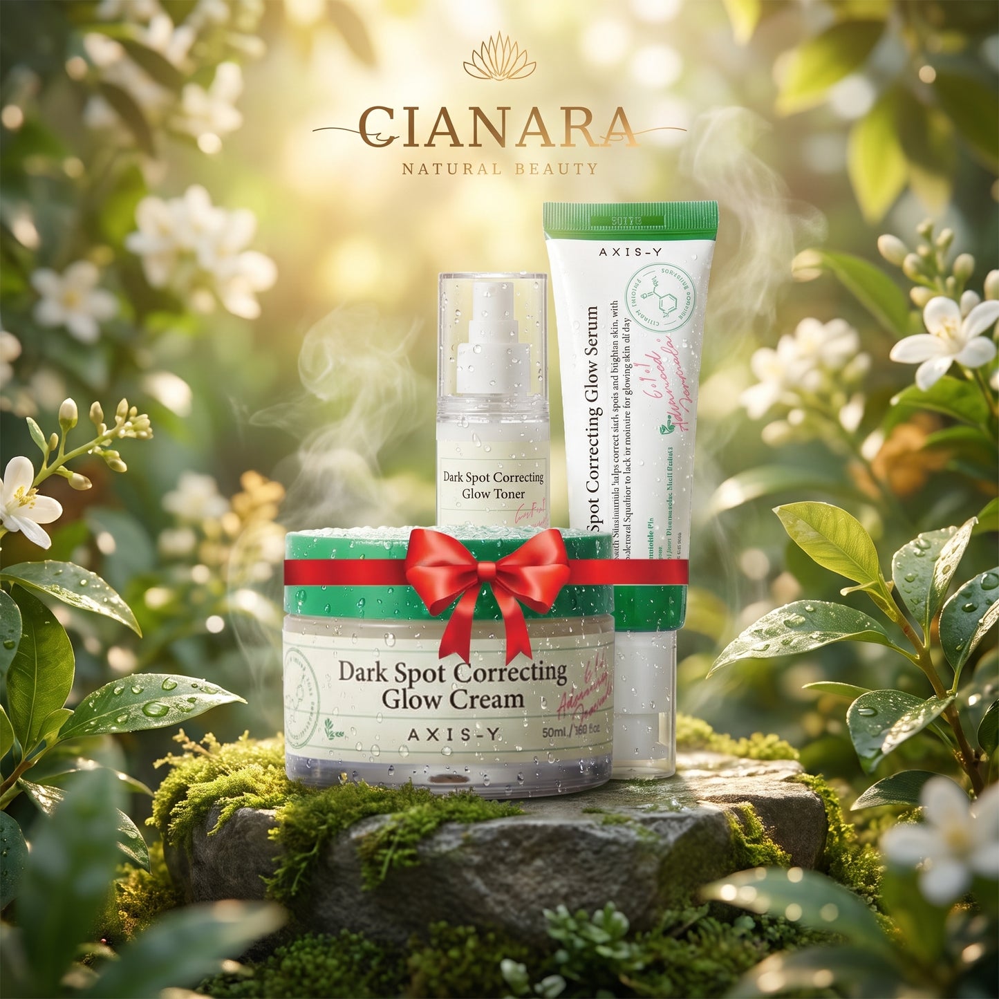 AXIS-Y Dark Spot Correcting Glow Combo - ডার্ক স্পট কারেক্টিং গ্লো কম্বো সেট (৩ পিস)