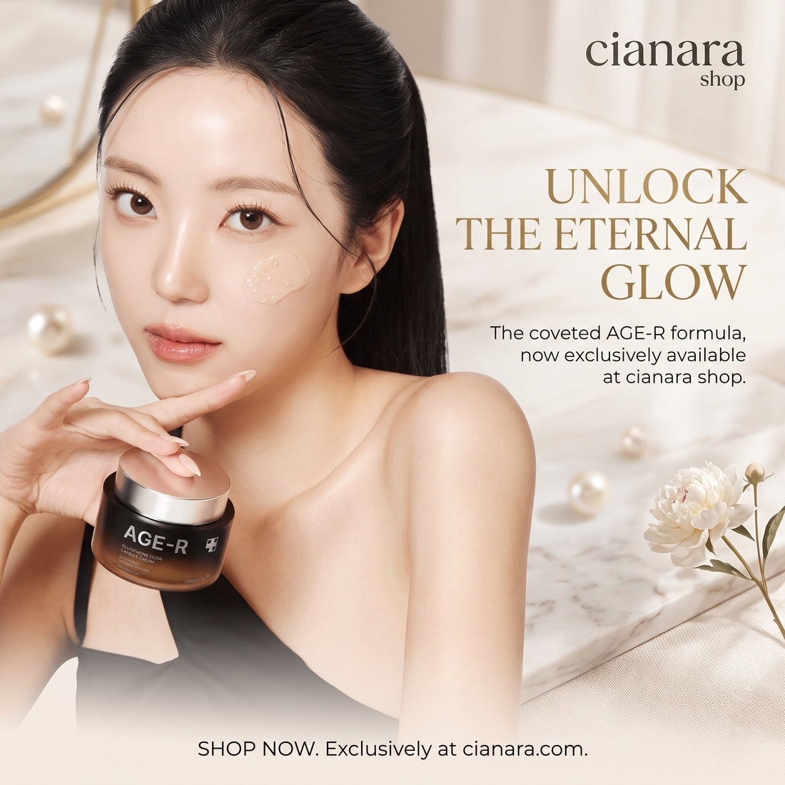 Medicube AGE-R Glutathione Glow Capsule Cream 50ml – Korean Brightening & Anti-Aging Cream