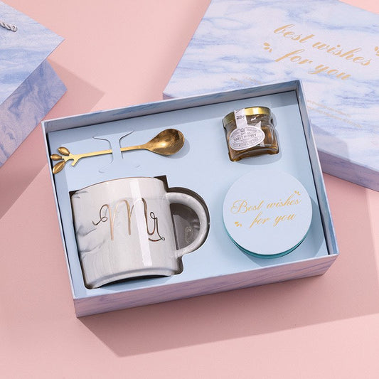 Premium Marble Mug Gift Box Set