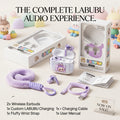 LABUBU Wireless Earbuds – Bluetooth TWS Earphones with Cute Charging Case & Wrist Strap