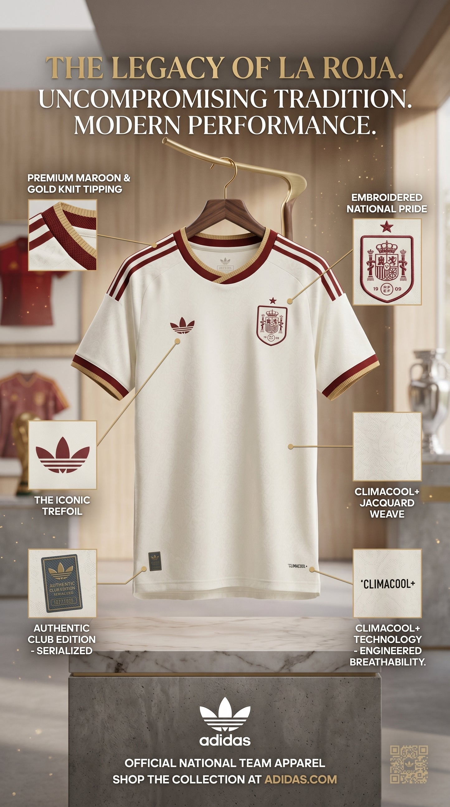 Spain Player Edition Away Jersey 2026 1:1 Grade | Premium Quality Football Jersey