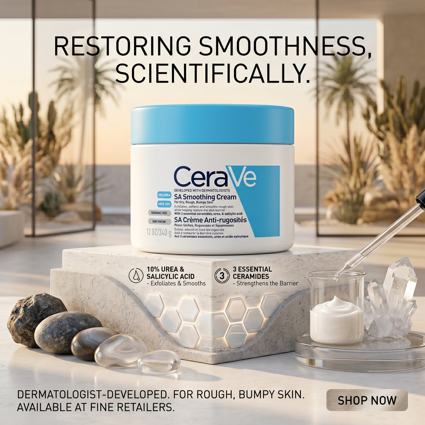 CeraVe SA Smoothing Cream (340g - UK Version)