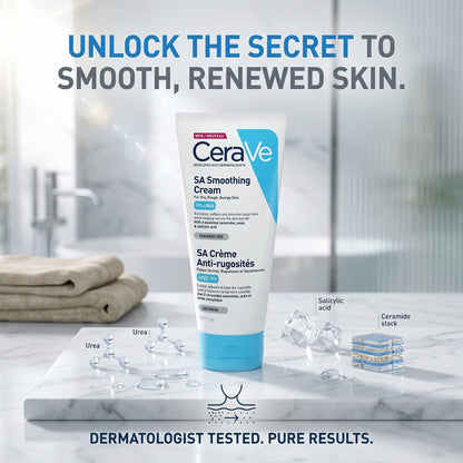 CeraVe SA Smoothing Cream (177ml Tube - UK Version)
