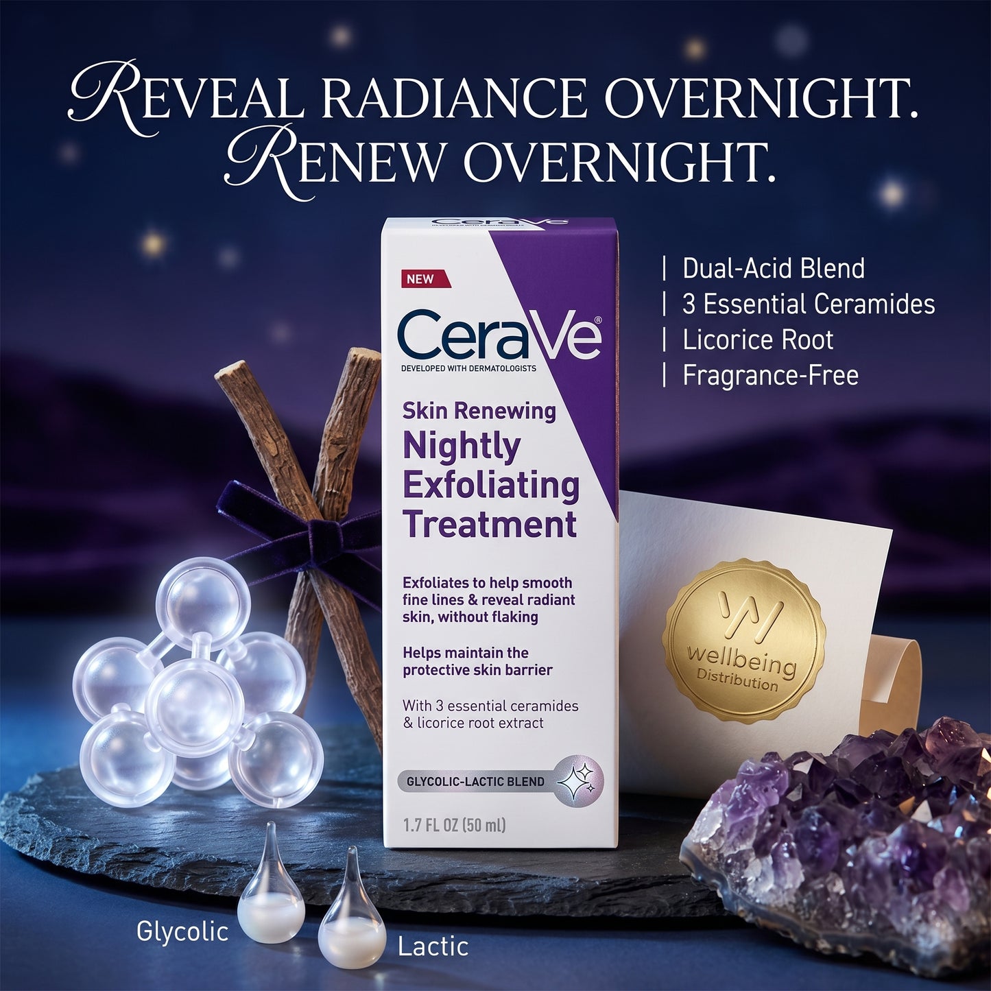 Cerave Skin Renewing Nightly Exfoliating Treatment 50ml Cerave Skin Renewing Nightly Exfoliating Treatment 50ml