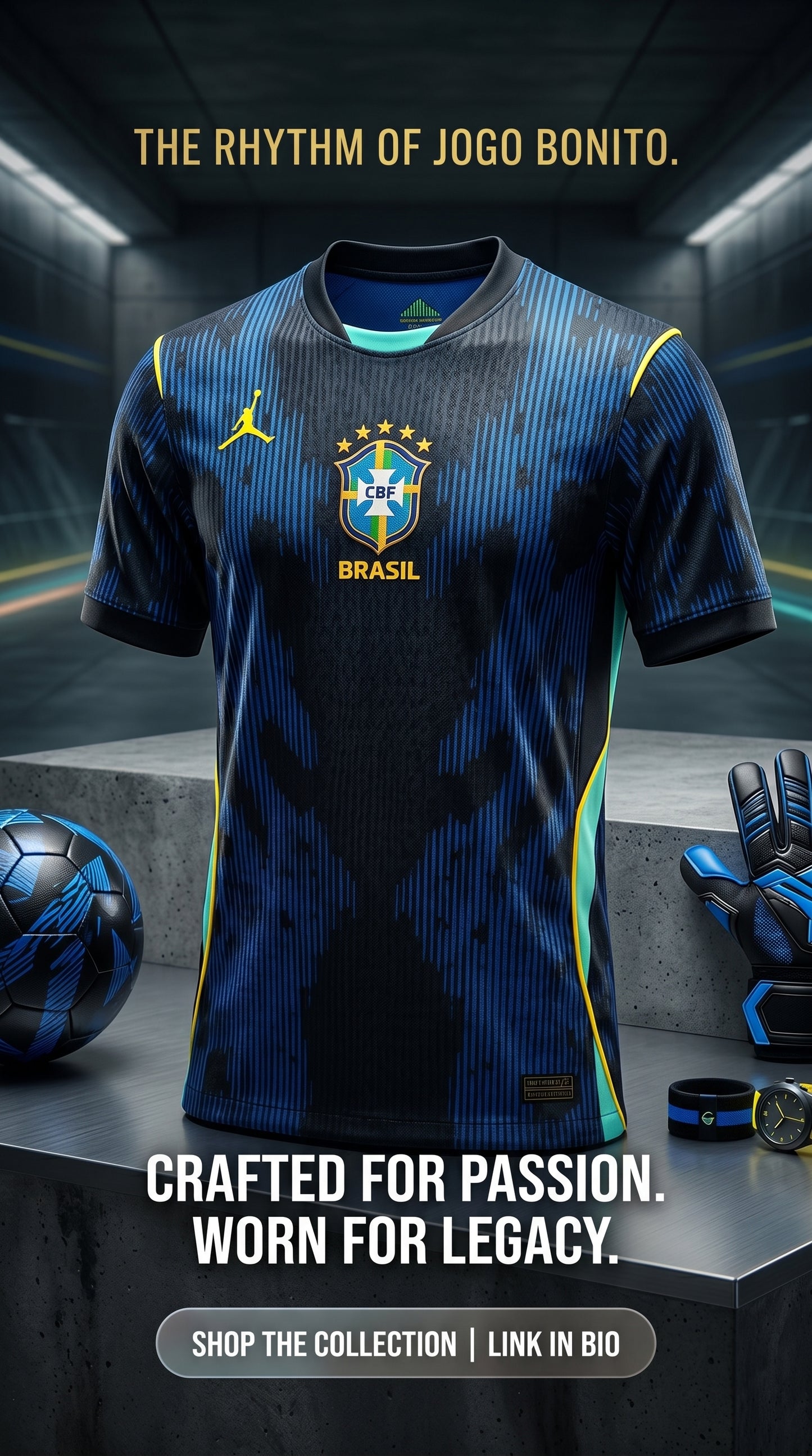 Brazil Player Edition Away Jersey 2026 1:1 Grade | Premium Quality Football Jersey