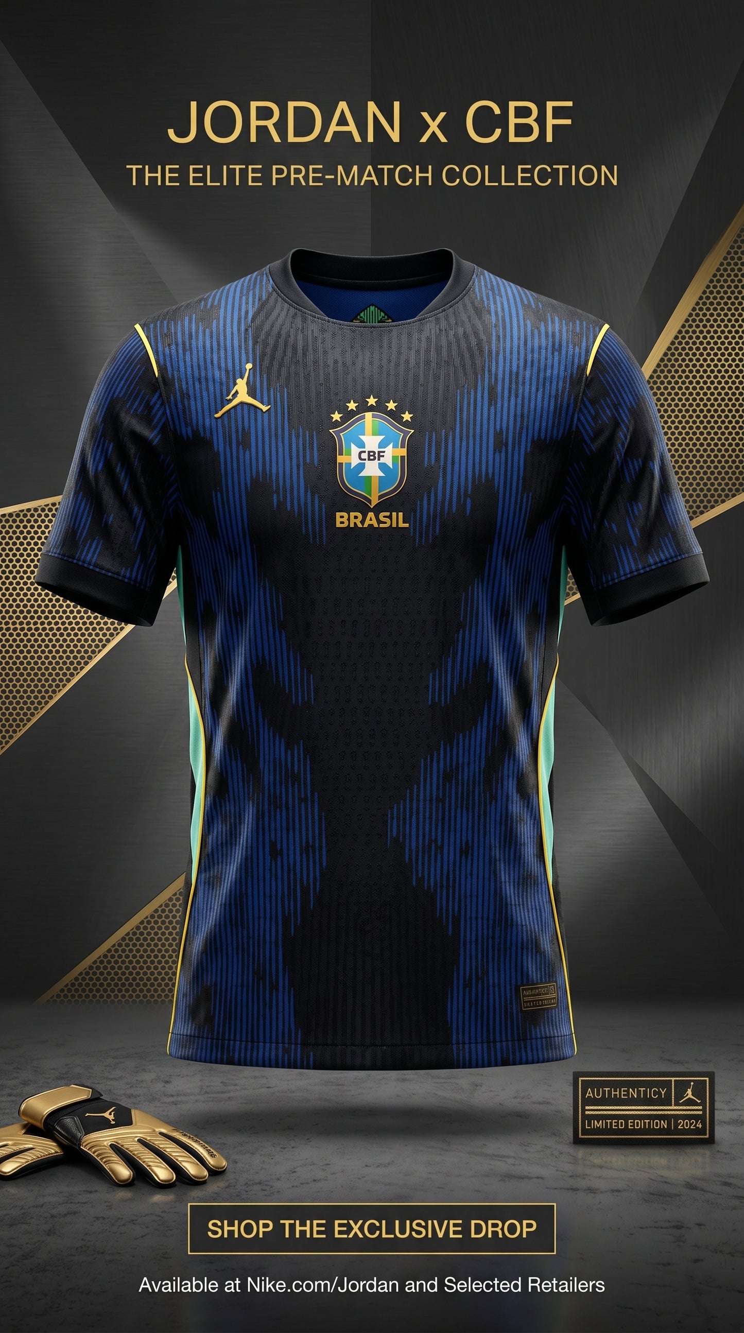 Brazil Player Edition Away Jersey 2026 1:1 Grade | Premium Quality Football Jersey